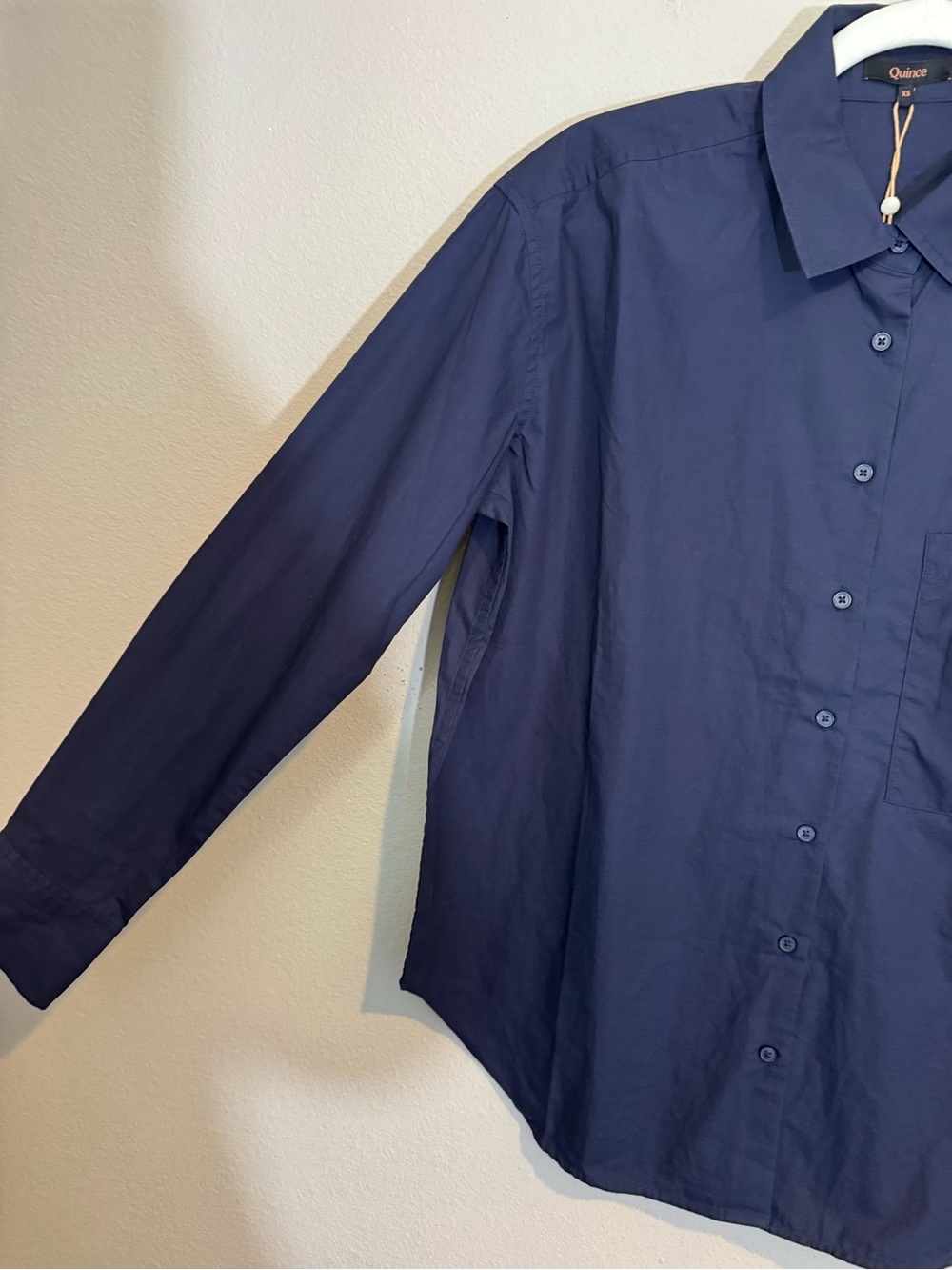 Quince 100% Organic Cotton Poplin Long Sleeve Boyfriend Shirt - Picture 6 of 10